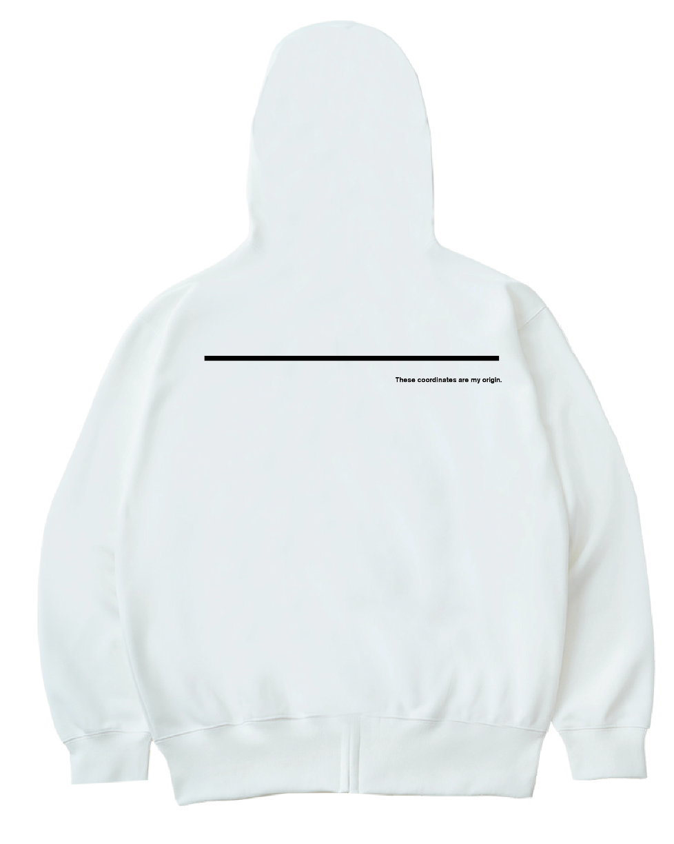富士見グランド座標 / Coordinate Zip Hoodie