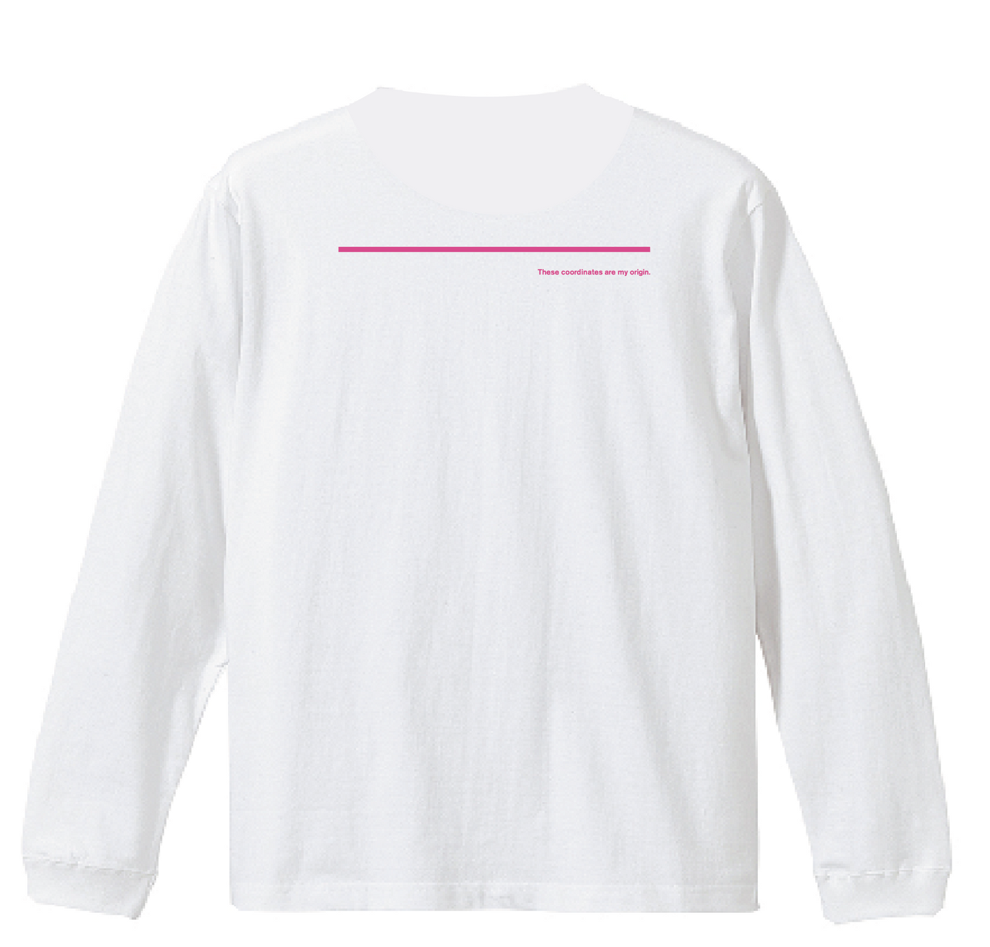 "THE ORIGIN" Long Sleeve Tee(左胸縦型)