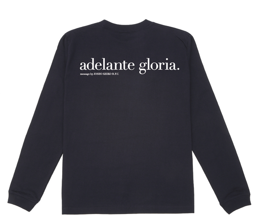 JOSHO KEIKO 'adelante gloria' Sweatshirt (Navy)