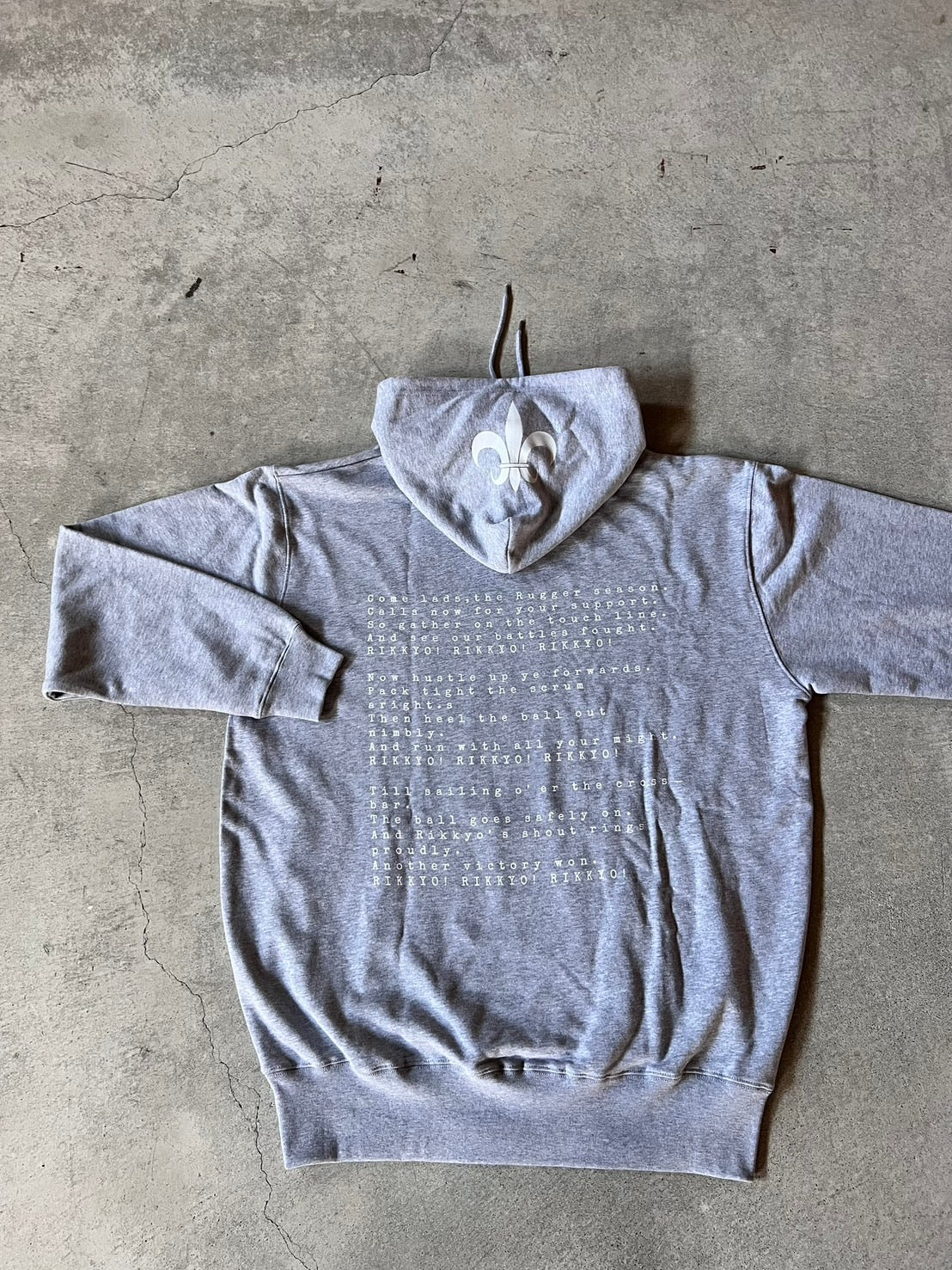Rikkyo Rugby Club Song Hoodie (S002-002W11) 発送まで10日ほどお時間を頂戴します