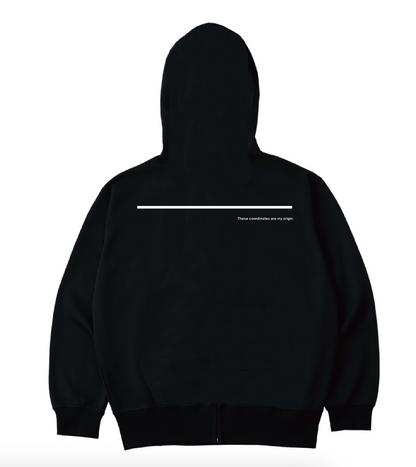 富士見グランド座標 / Coordinate Zip Hoodie
