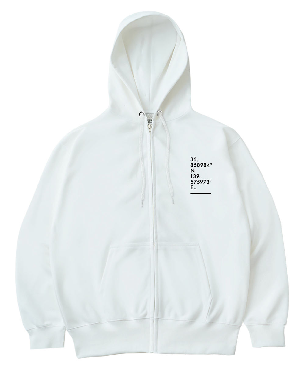 富士見グランド座標 / Coordinate Zip Hoodie
