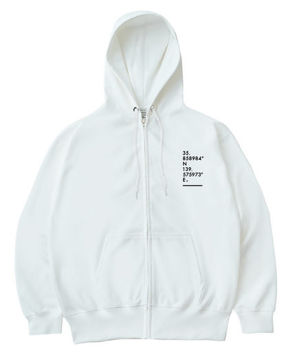 富士見グランド座標 / Coordinate Zip Hoodie
