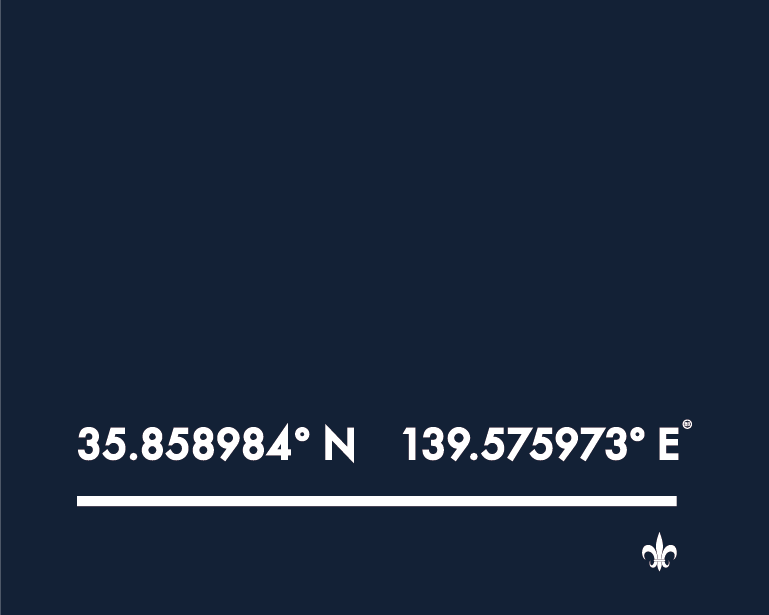 富士見グランド座標/Coordinate Tote Bag (S002-005B04)発送まで10日ほどお時間を頂戴します