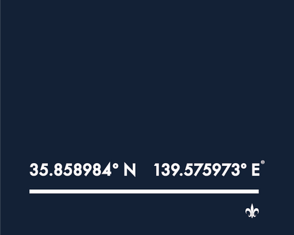 富士見グランド座標/Coordinate Tote Bag (S002-005B04)発送まで10日ほどお時間を頂戴します