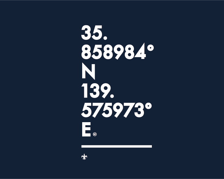 富士見グランド座標/Coordinate Tote Bag (S002-007B04)発送まで10日ほどお時間を頂戴します