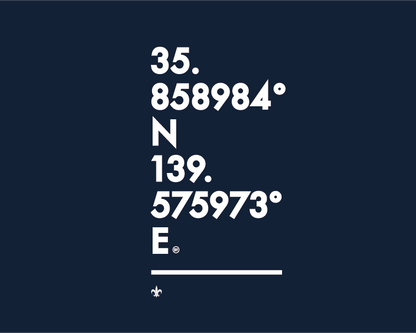 富士見グランド座標/Coordinate Tote Bag (S002-007B04)発送まで10日ほどお時間を頂戴します