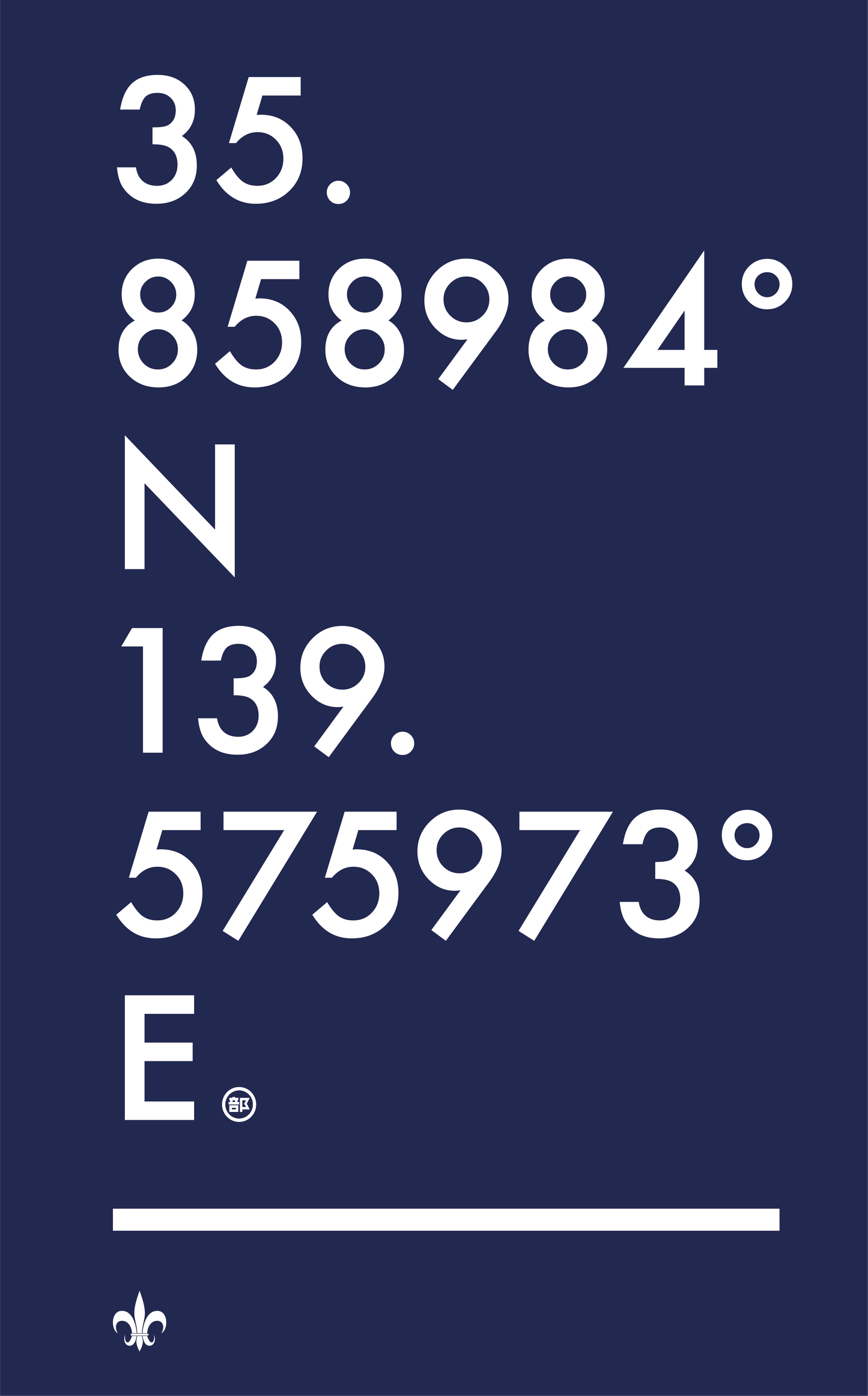 富士見グランド/座標背面縦/Coordinate Long Tee (S002-006W03)発送まで10日ほどお時間を頂戴します