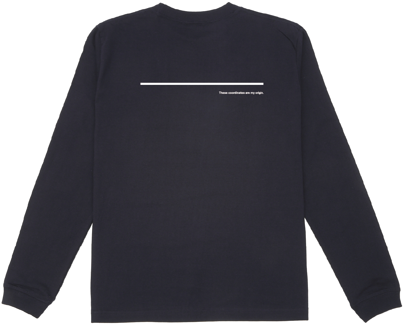 富士見グランド/座標前面横/Coordinate Long Tee (S002-005W03)発送まで10日ほどお時間を頂戴します