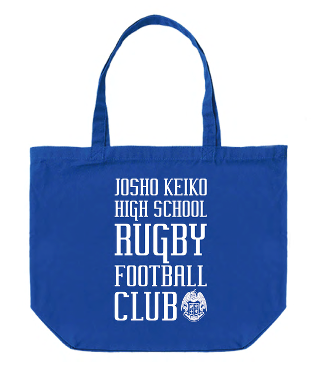 JOSHO KEIKO Typography Canvas Tote (Blue)