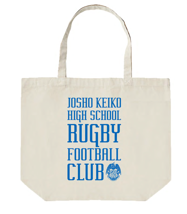 JOSHO KEIKO Typography Canvas Tote (White)