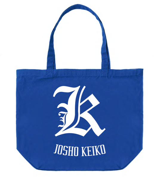 JOSHO KEIKO "Heritage K" Canvas Tote (Blue)
