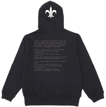 Rikkyo Rugby Club Song Hoodie (S002-002W11)　発送まで10日ほどお時間を頂戴します