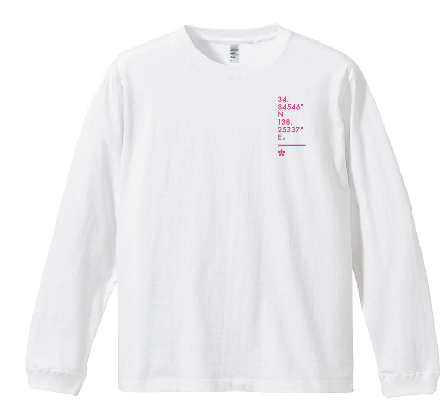 "THE ORIGIN" Long Sleeve Tee（左胸縦型）