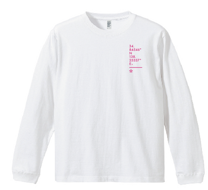 "THE ORIGIN" Long Sleeve Tee（左胸縦型）