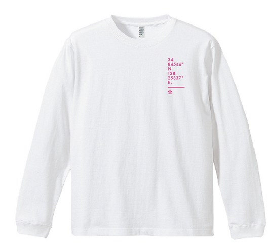 "THE ORIGIN" Long Sleeve Tee（左胸縦型）