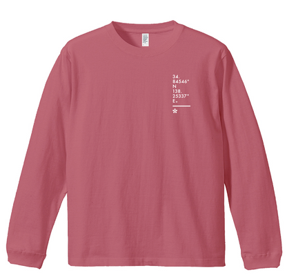 "THE ORIGIN" Long Sleeve Tee（左胸縦型）