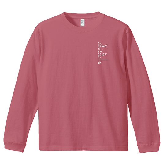 "THE ORIGIN" Long Sleeve Tee（左胸縦型）