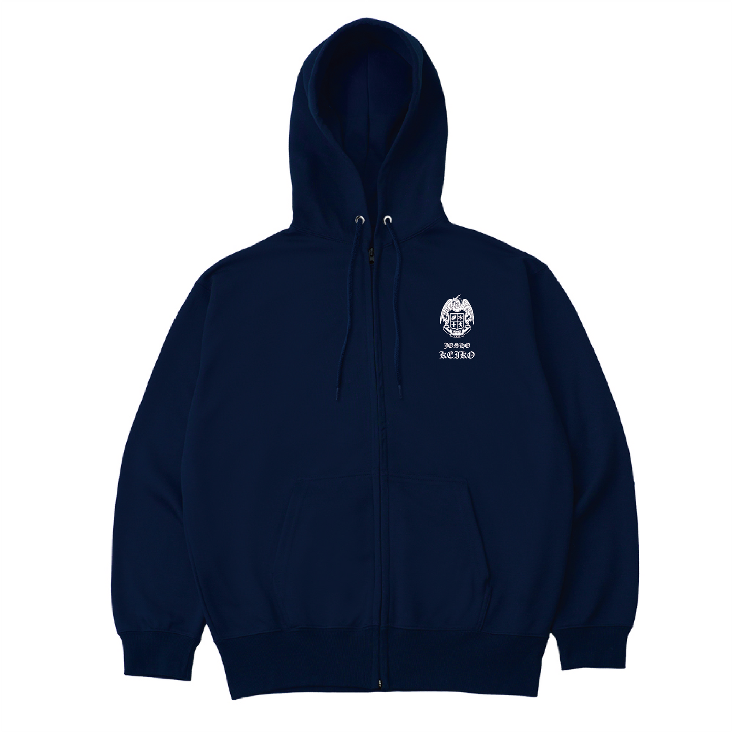 JOSHO KEIKO "Heritage K" Zip-Up Hoodie (Navy)