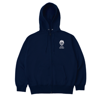 JOSHO KEIKO "Heritage K" Zip-Up Hoodie (Navy)
