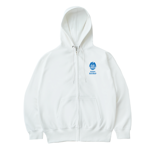 JOSHO KEIKO "Heritage K" Zipup Hoodie (White)