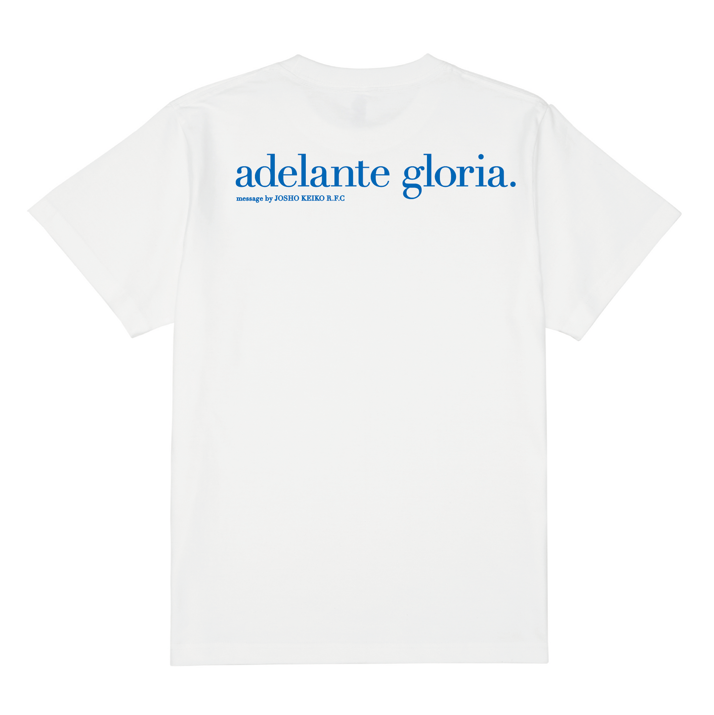 JOSHO KEIKO 'adelante gloria' Short Sleeve Tee (White)