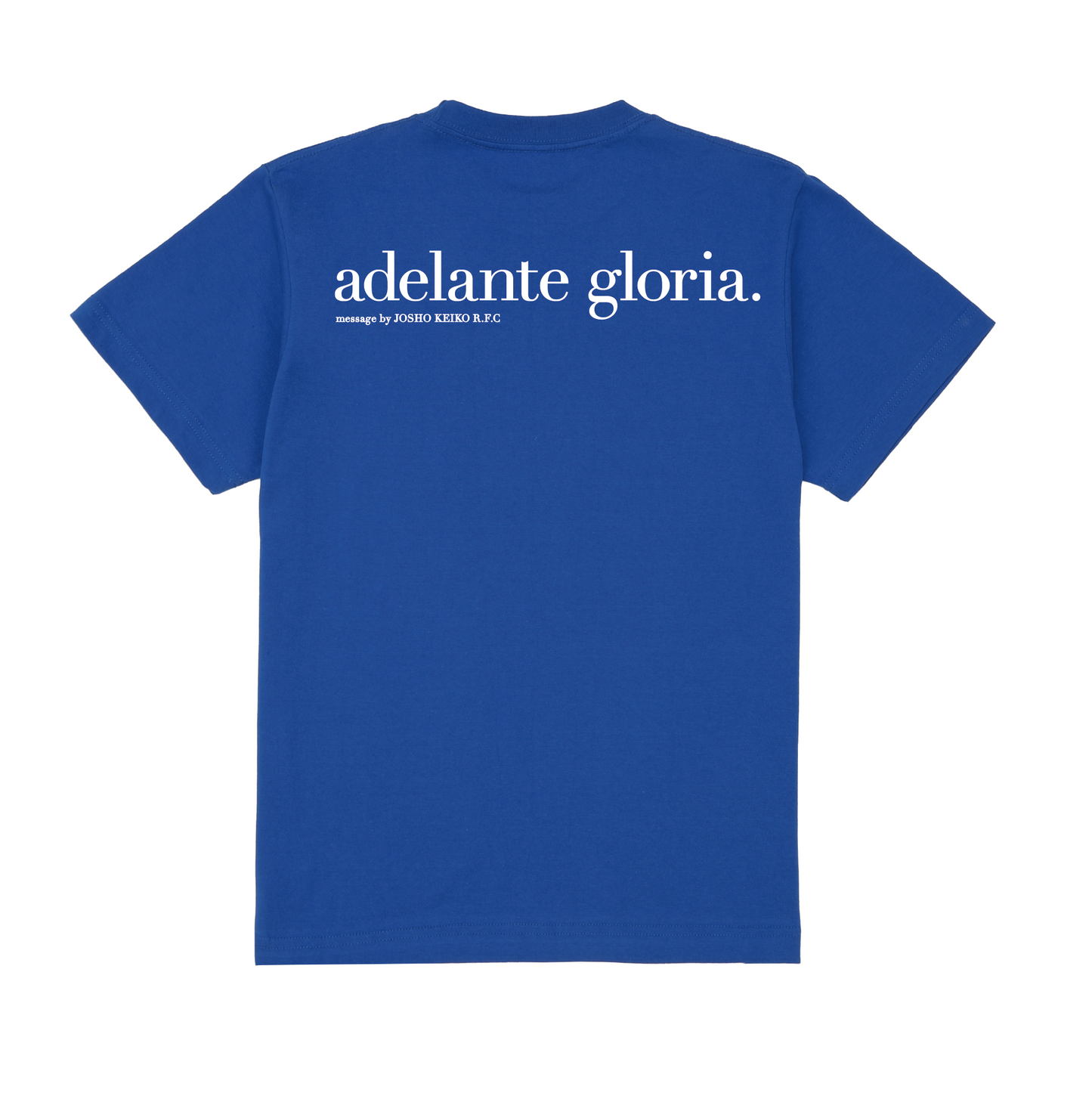 JOSHO KEIKO 'adelante gloria' Short Sleeve Tee (Blue)
